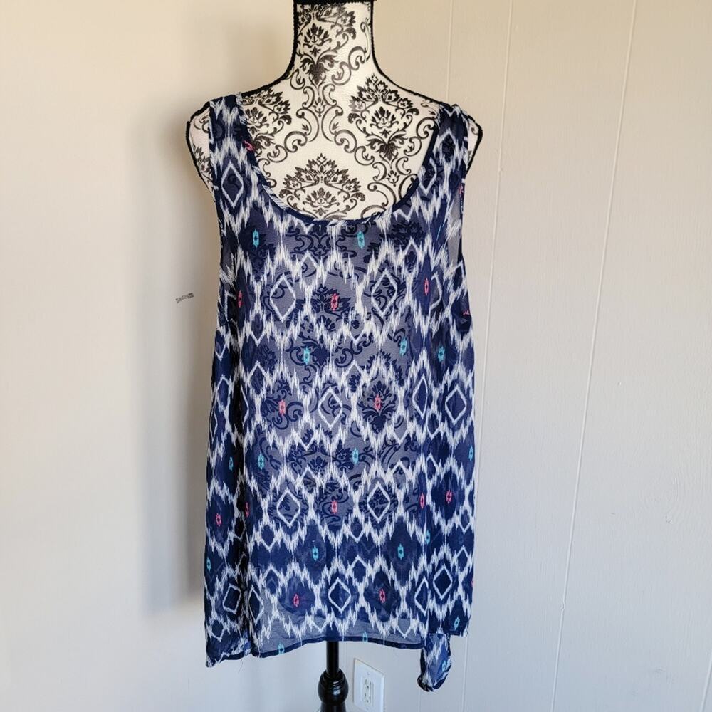 Torrid Semi Sheer Scoopneck Tank Top